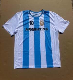 Argentina AFA Messi #10 Soccer Jersey XXL